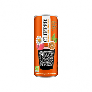 Infusion camomille pêche orange - Clipper - 25cl x12