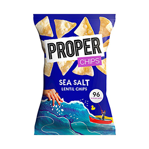 Chips lentille sel de mer PROPER 20gx24